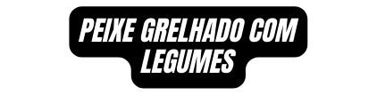 Peixe grelhado com legumes